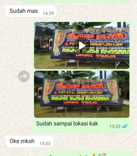 Pengiriman Papan Bunga Axa Tower